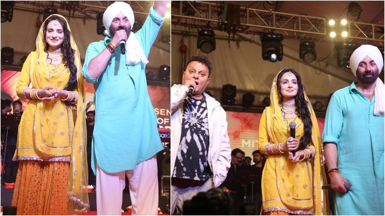 Sunny Deol, Ameesha Patel and Gadar 2 entourage host one-of-a-kind musical night in Delhi