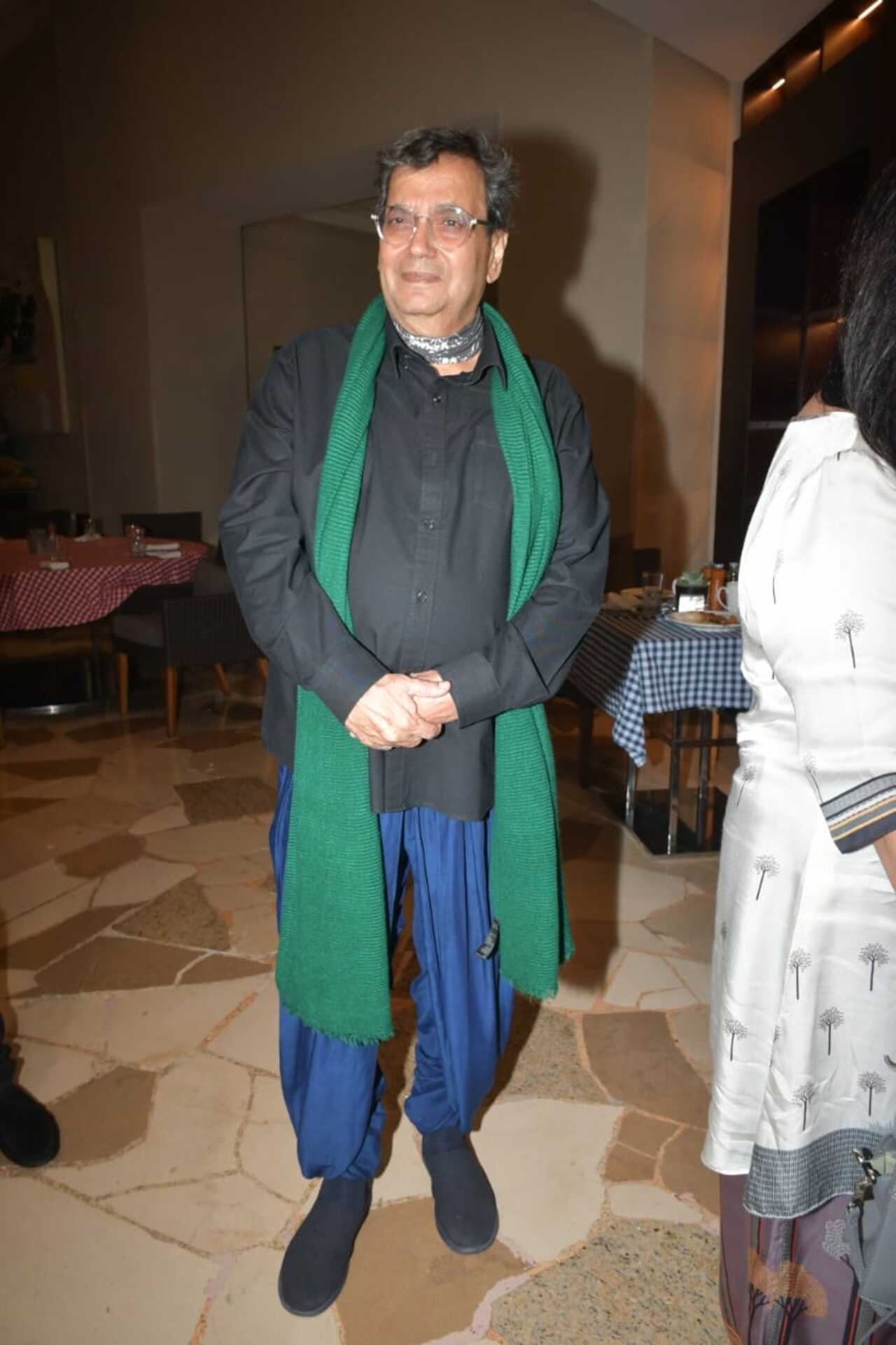 Filmmaker Subhash Ghai participated in the festivities