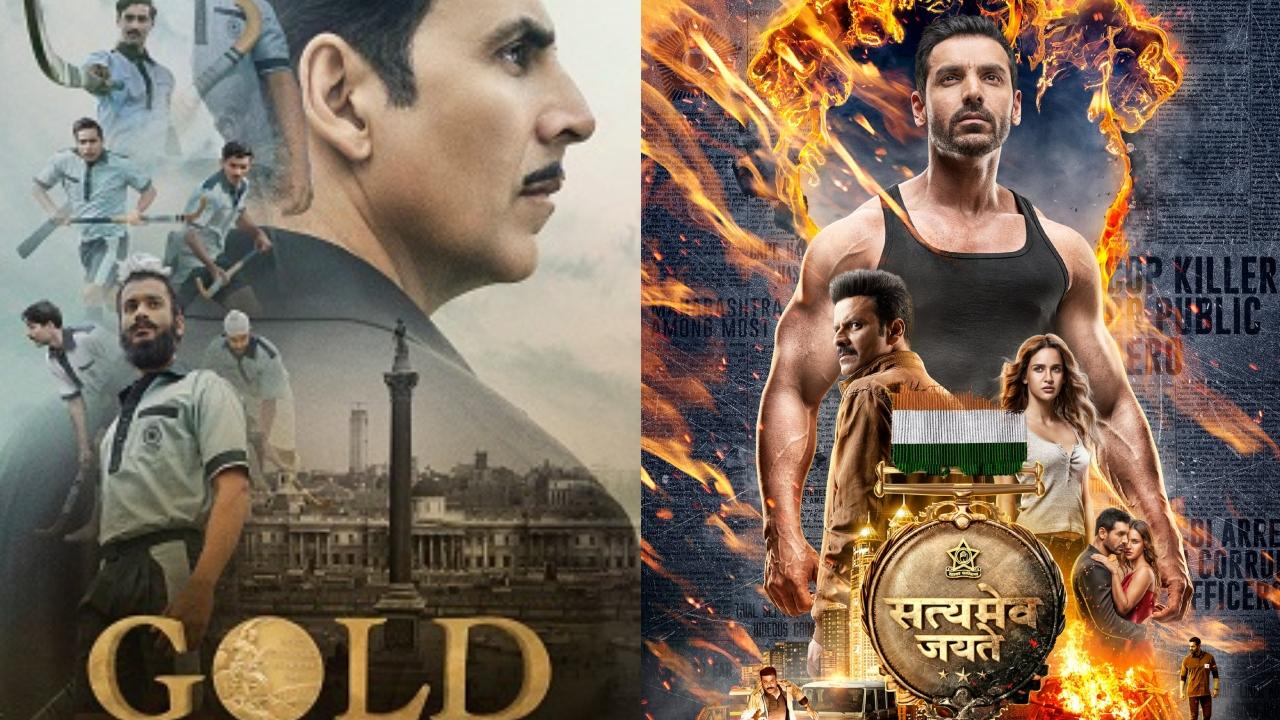 Akshay Kumar's Gold, based on the Indian hockey team winning a gold medal in the Olympics, released along with John Abraham's vigilante action thriller Satyamev Jayate on August 15, 2018