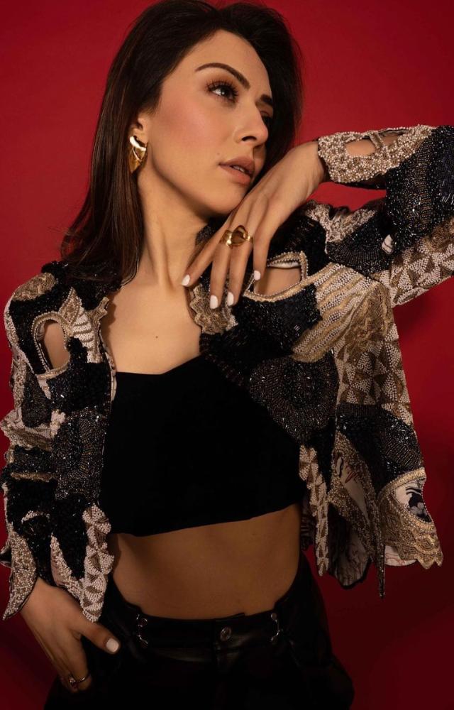 Hansika Motwani showcases glamour in a statement jacket