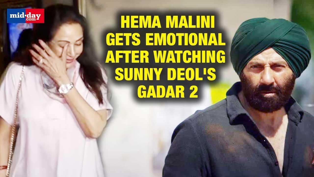Hema Malini's Emotional Reaction On Sunny Deol's 'Gadar 2'