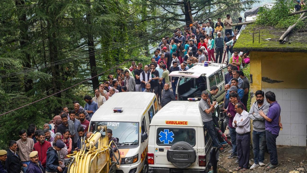 Incessant rains continue to wreak havoc in parts of Himachal Pradesh that have been witnessing heavy downpours for the past few weeks resulting in damage to buildings and properties