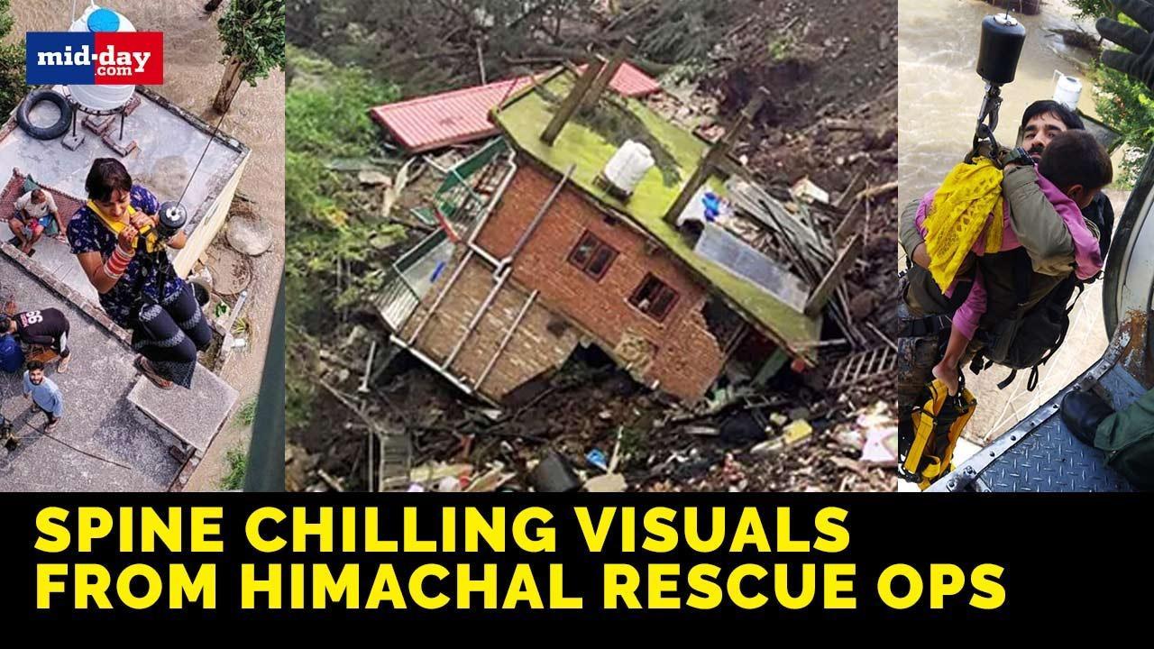 Himachal Rains: Watch| Indian Air Force rescues over 780 people in Kangra