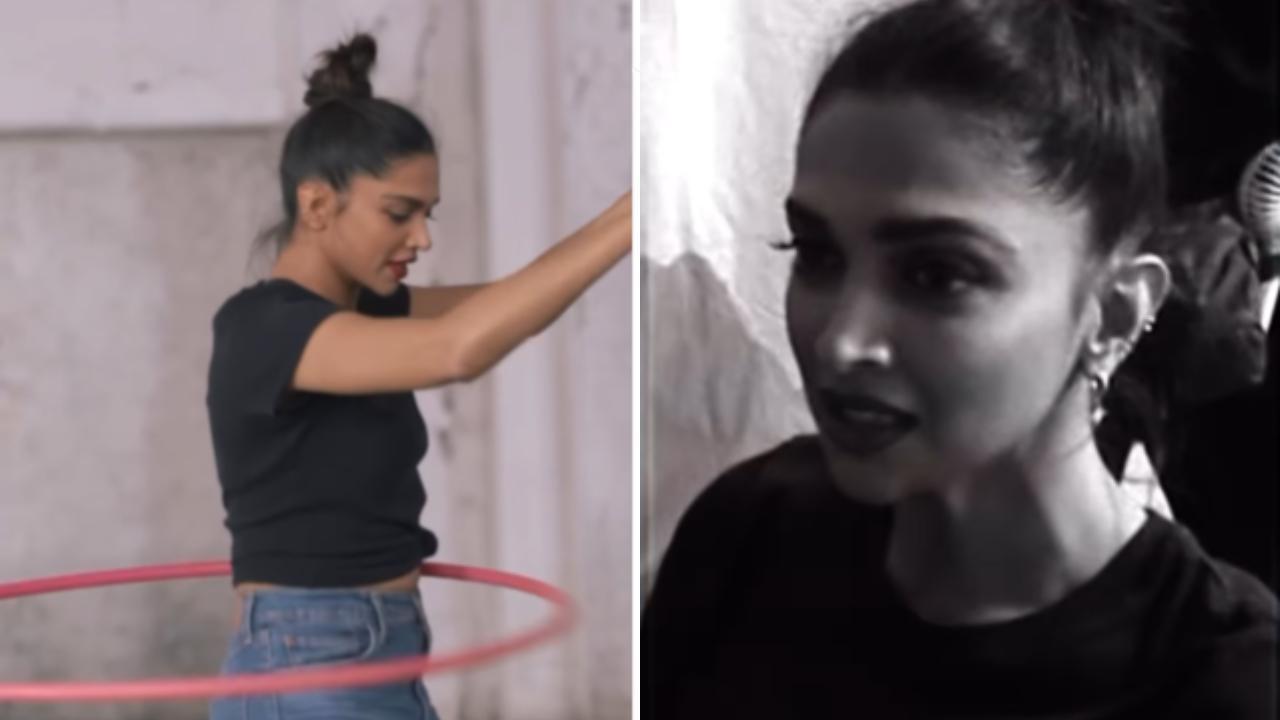 Deepika Padukone takes up hula hooping challenge, see dramatic video