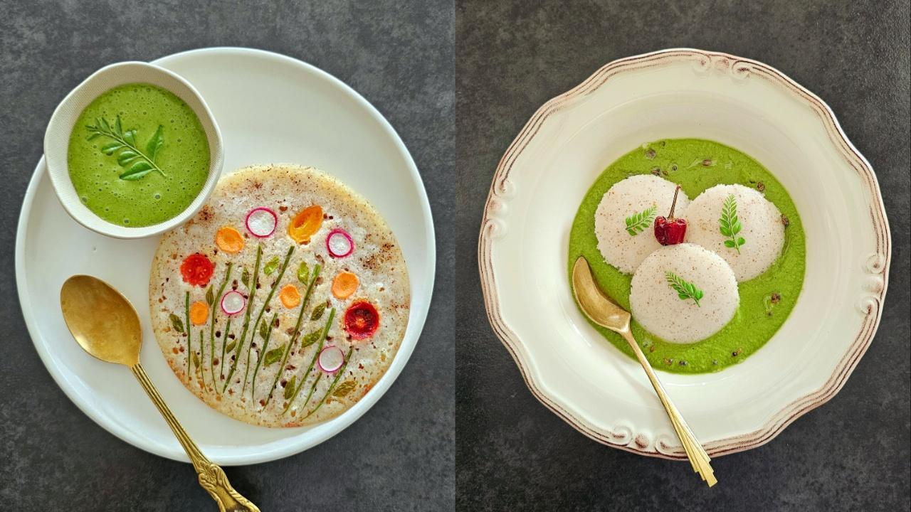 Easy food art guide to cook garden-fresh idlis and uttapam at home