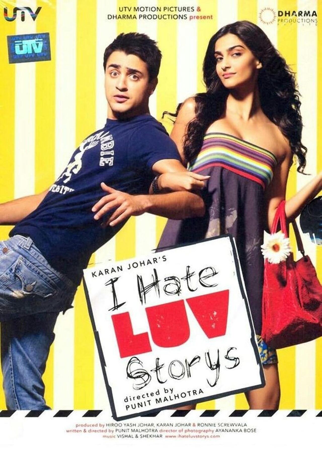I Hate Luv Storys (2010)
Though Jay (Imran Khan) hates everything about love, Simran (Sonam Kapoor) is an extremely romantic woman. While she falls in love with Jay and makes it evident, he struggles with his feelings and is hesitant to convey them
