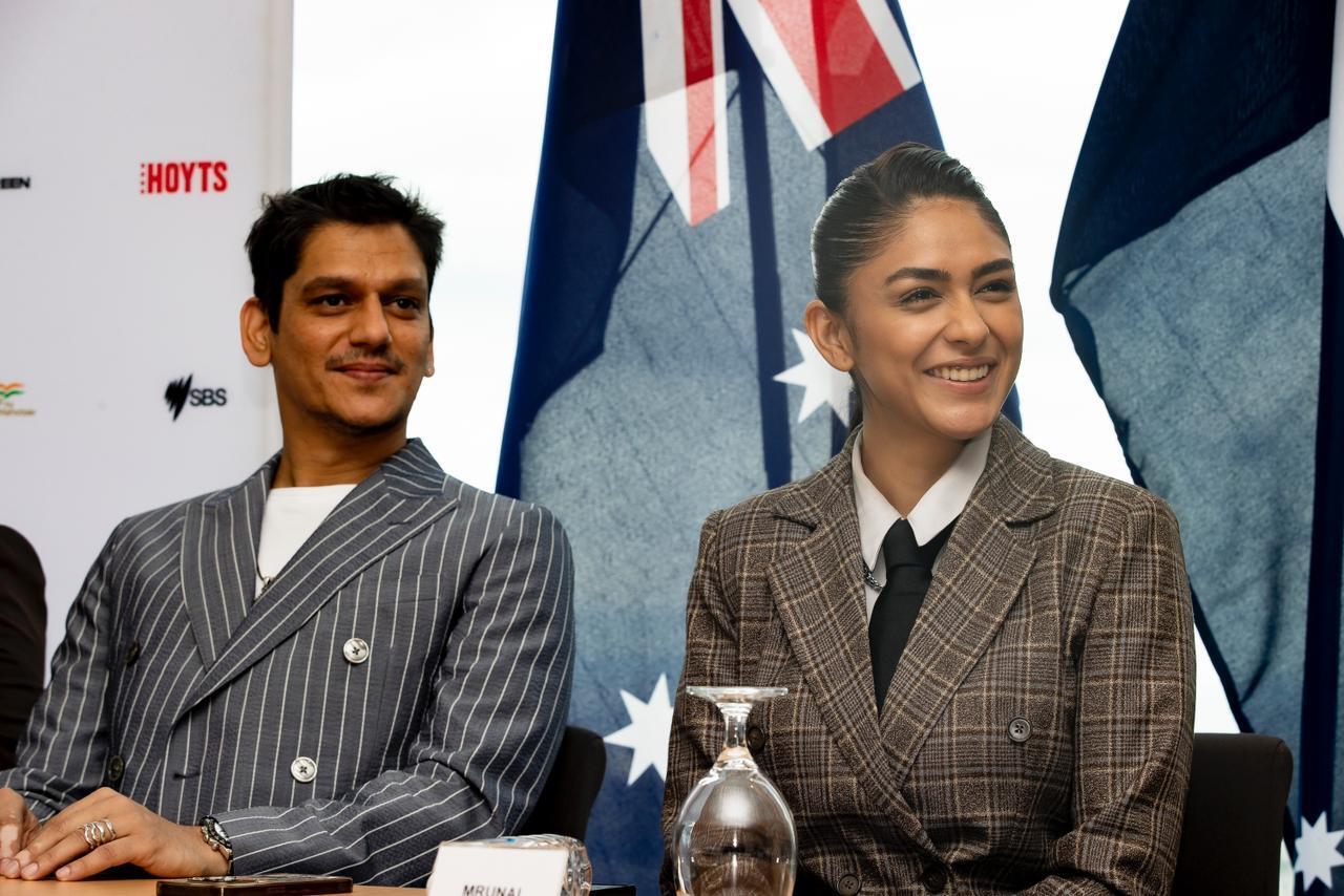 Vijay Varma and Mrunal Thakur look their best at the inauguration ceremony of the prestigious film festival honouring the legancy of Indian cinema