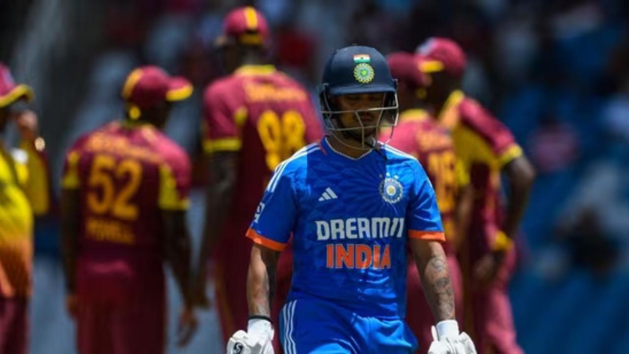 India had handed T20I debut to Yashasvi Jaiswal, resting Ishan Kishan. But for the third successive match, the pair at the totem pole position failed to impress, making just six runs. Jaiswal got out to pacer Obed McCoy in the first over itself.