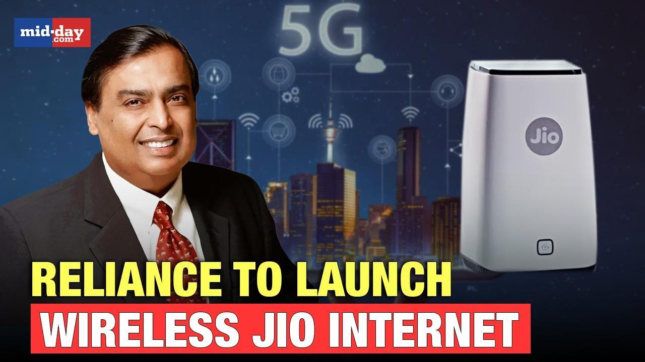 Mukesh Ambani announces launch of wireless 5G internet service with Jio AirFiber