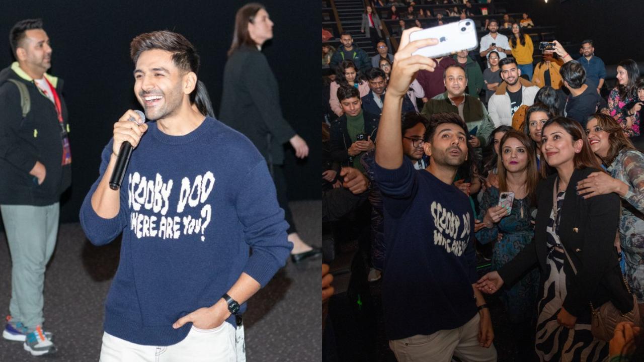 IFFM: Kartik Aaryan attends acreening of 'Satyaprem Ki Katha',  gets marriage proposal from fan