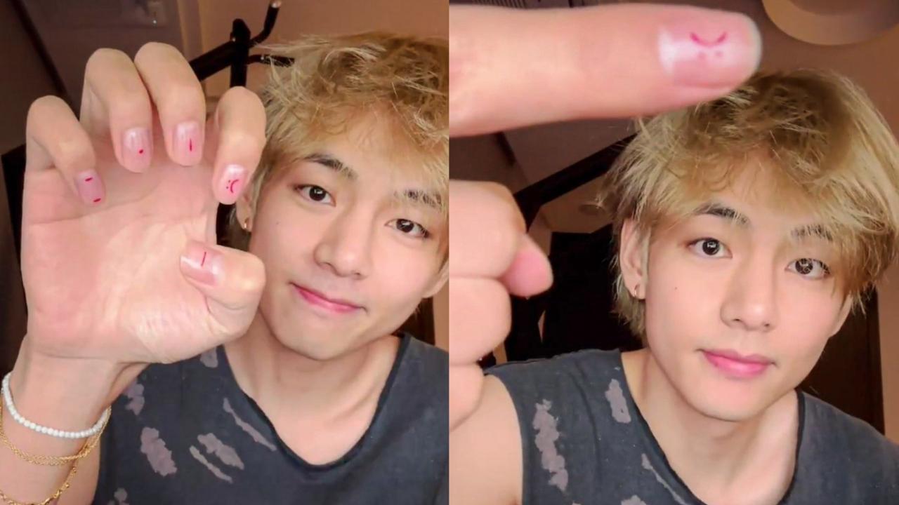 BTS: Taehyung named 'Best K-Pop Visual 2023', ARMYs connect his new nail art to debut solo album