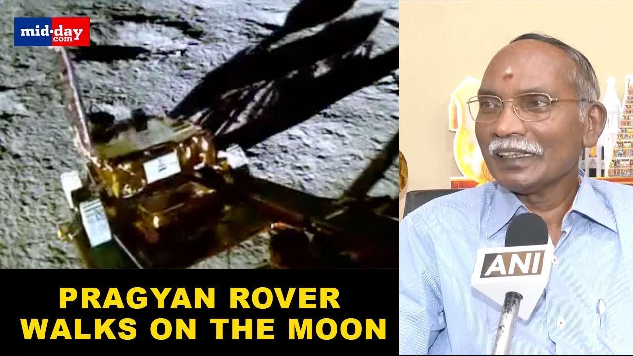 Chandryaan-3: ISRO releases video of Pragyan Rover landing on lunar surface