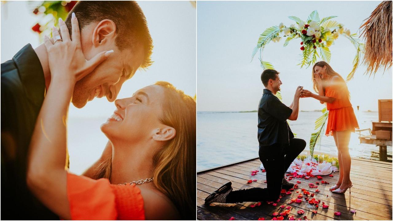 Lauren Gottlieb gets engaged to Tobias Jones by the sea in Aruba, see pics