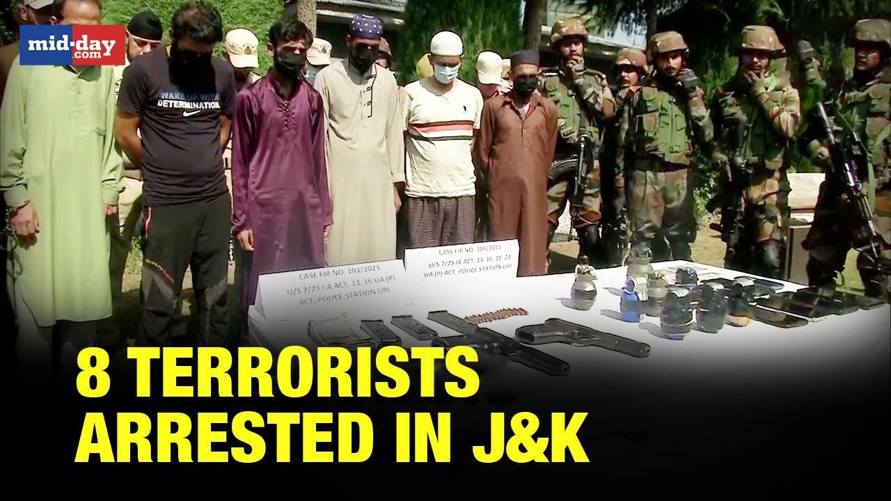 J&K: Terror module busted in Baramulla; 8 LeT terrorists arrested