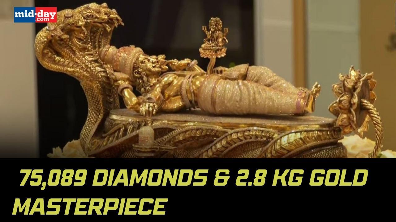 Masterpiece of Lord Vishnu created by 8 times Guinness world record holder brand