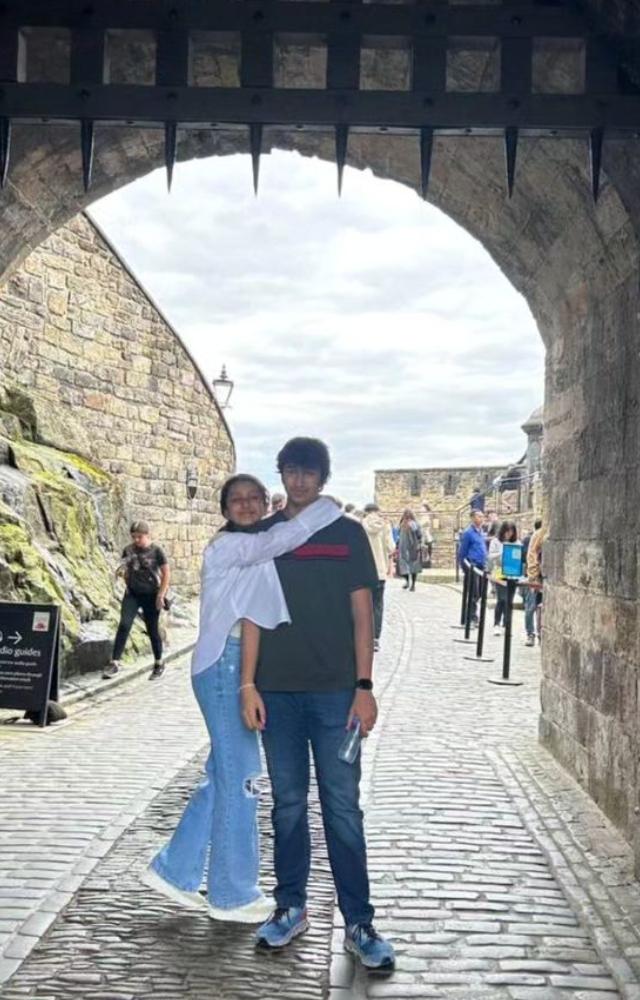 Namrata Shirodkar took to her social media handle to give a glimpse into their vacation