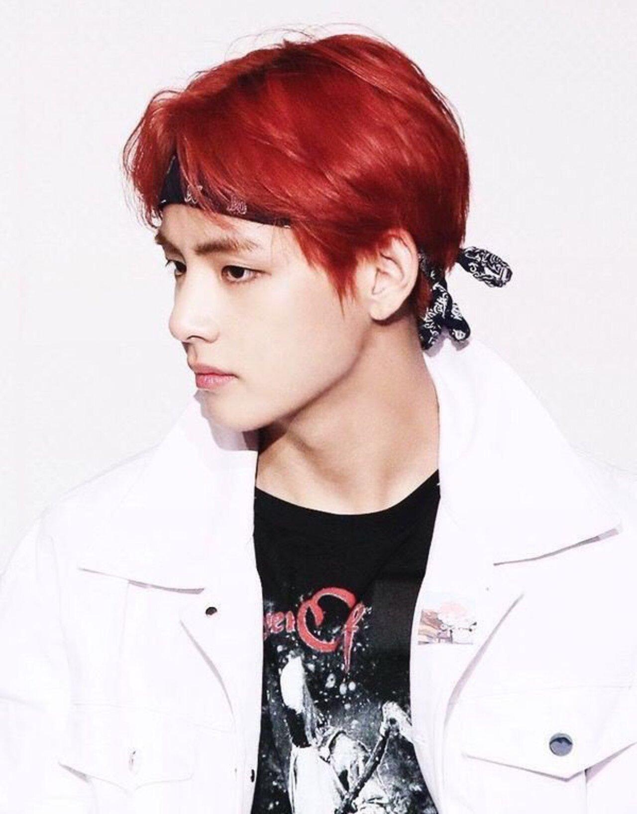 Taehyung is one of the BTS members who has experimented the most with his colours, be it cut or colour. We definitely cannot forget this red hair during BTS's iconic 'Fire' era