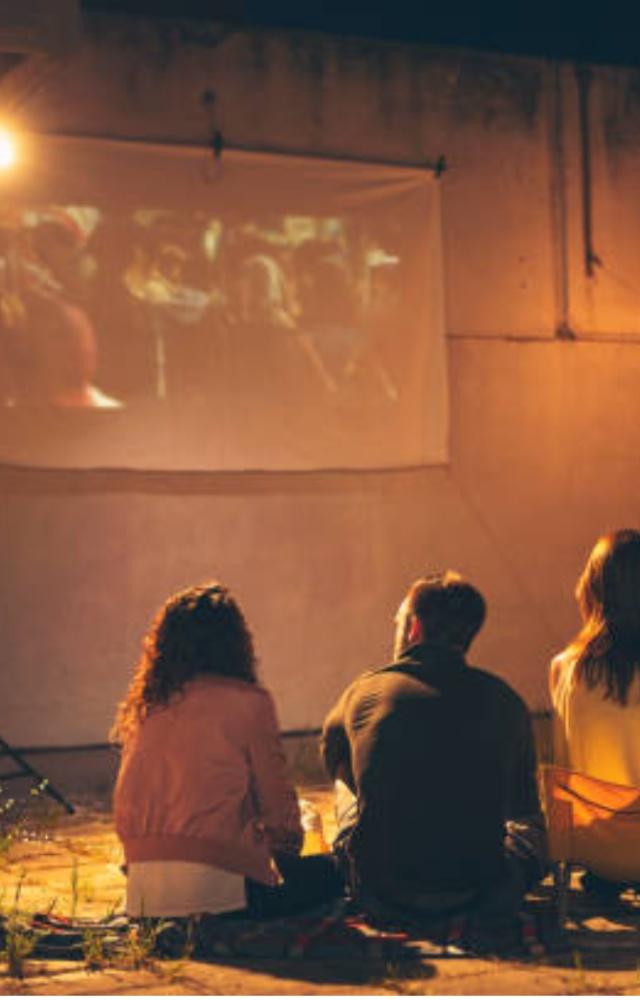 Make a list of movies you want to watch with your friends and family and pick on a movie that everyone chooses to watch