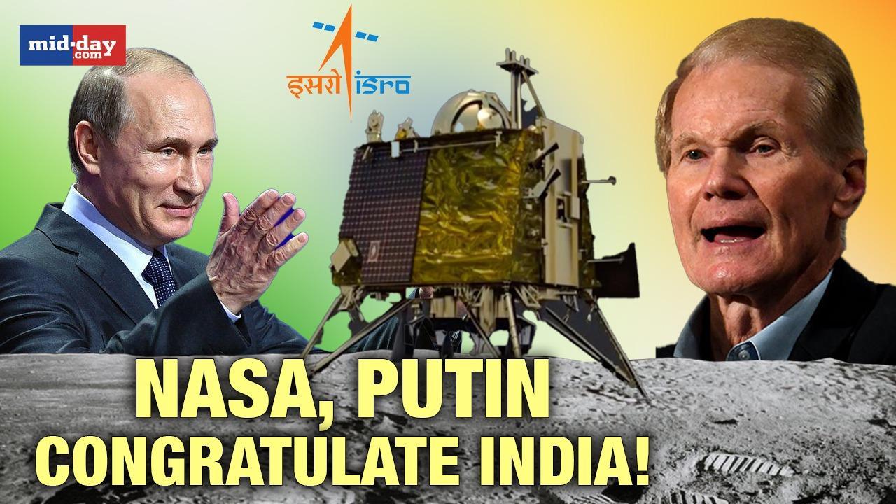 Chandrayaan-3: NASA, Putin congratulate India on Chandryaan's successful landing