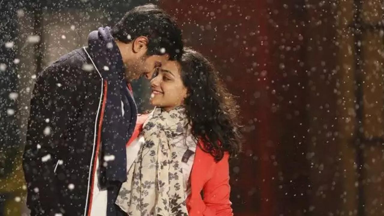 100 Days of Love (2015) 
Despite their strained history as children, a columnist falls in love with his schoolmate when they meet after years. Just as he decides to win her heart, he learns that she is engaged to another man. Starring Dulquer Salmaan and Nithya Menen, the film is streaming on Aha
 