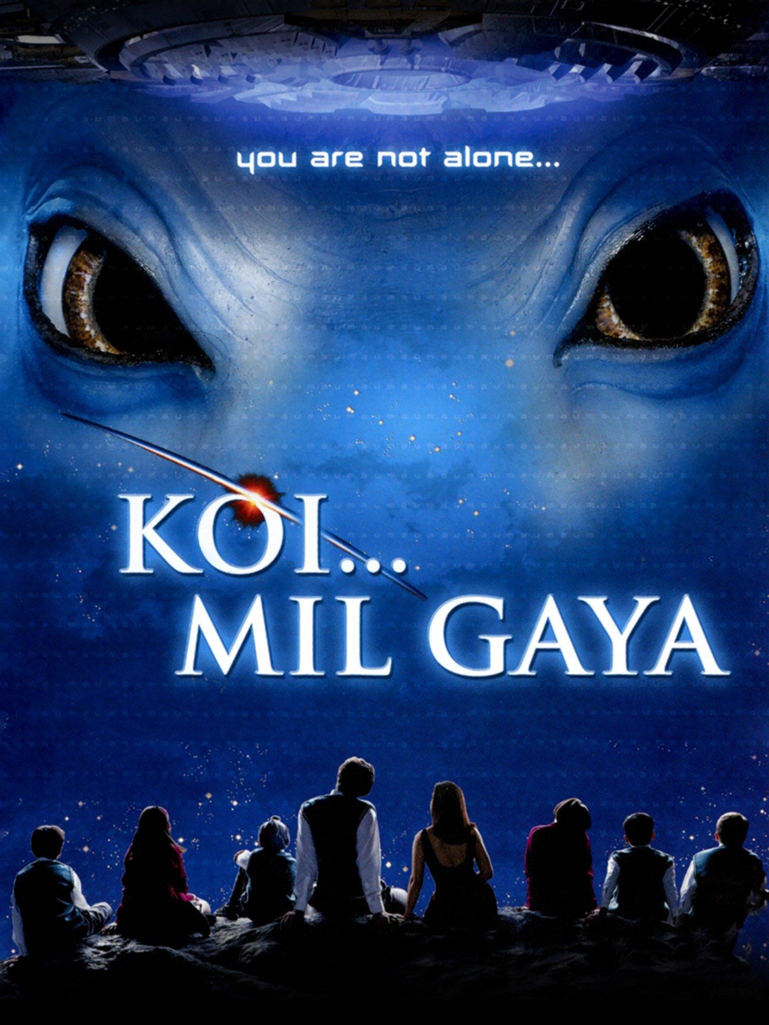 Released in 2003, the film combines elements of science fiction, drama, and romance as Rohit befriends an alien named Jadoo. 