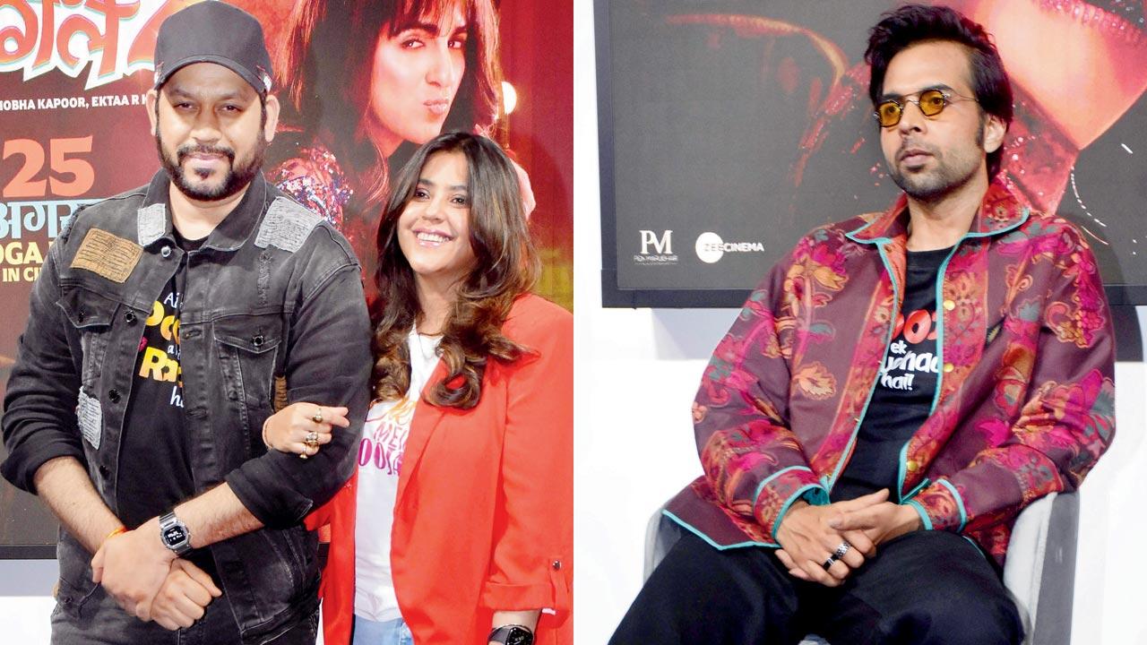 Raaj Shaandilyaa and Ekta Kapoor; Abhishek Banerjee