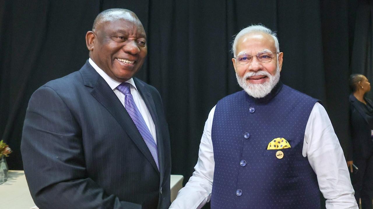 PM Modi, President Ramaphosa discuss ways to further deepen bilateral ties