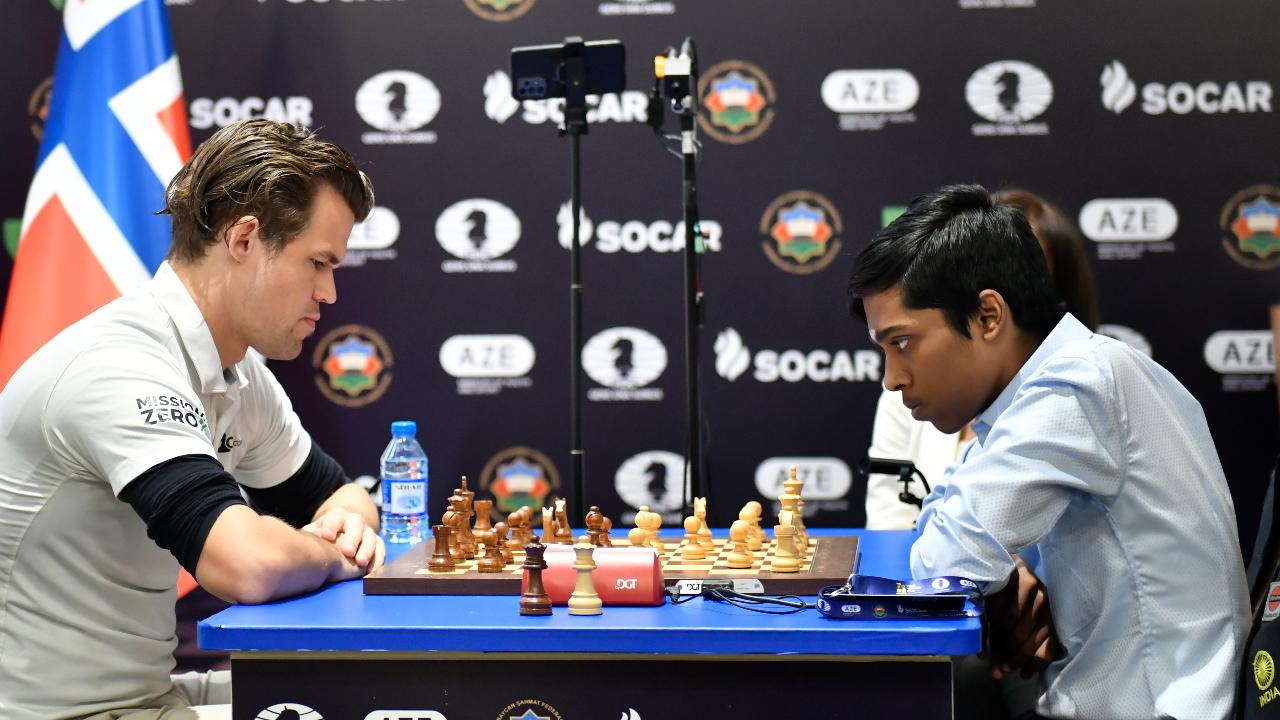 In 2022, his stock rose further when he stunned Carlsen in the Airthings Masters rapid tournament. He became only the third Indian after Anand and P Harikrishna to win a game against the seemingly unbeatable Carlsen. Praggnanandhaa's calm demeanour when at the table hides a confident and aggressive player. He can be quite a formidable opponent when he sits across the table for a game