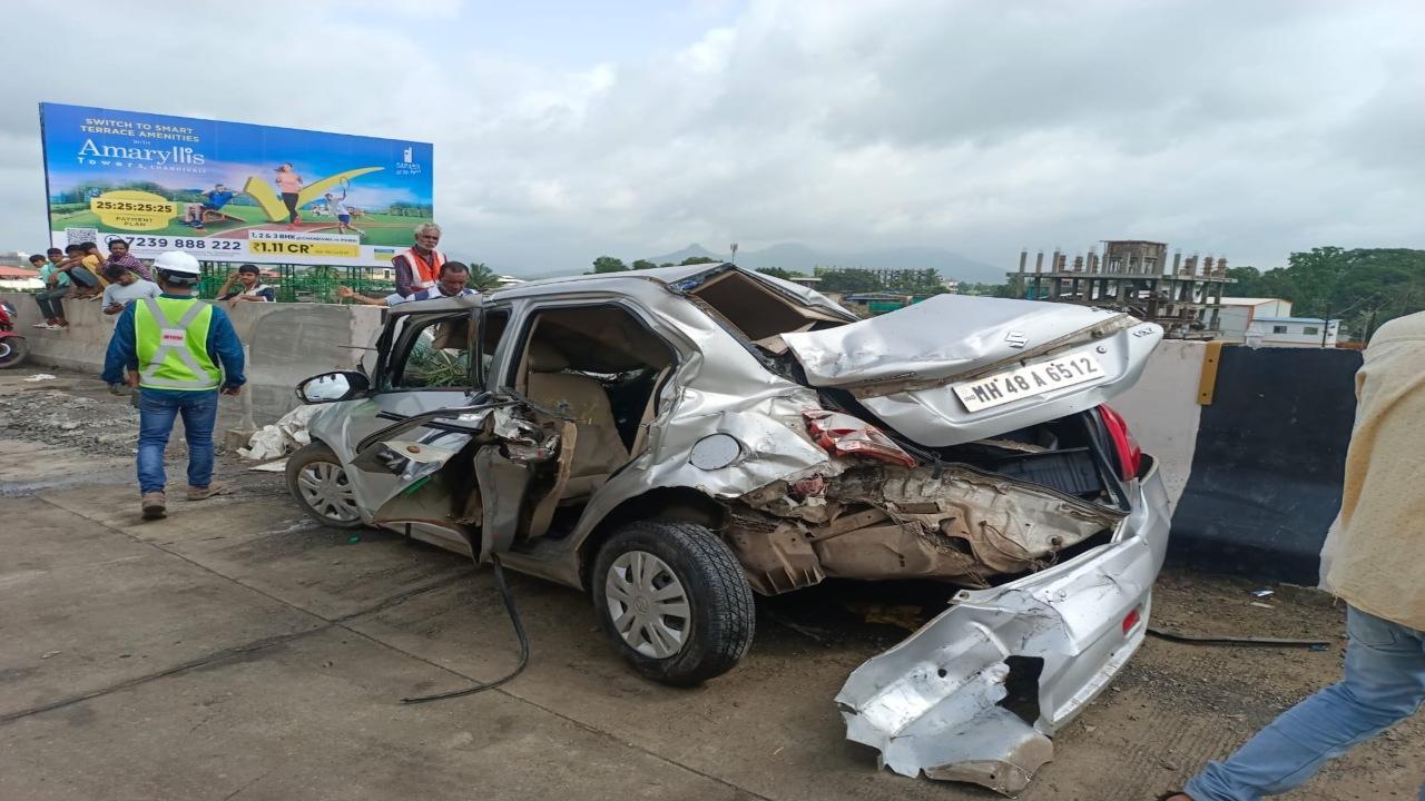 In Photos: Accident on Mumbai-Pune Expressway kills 2 and injures 4