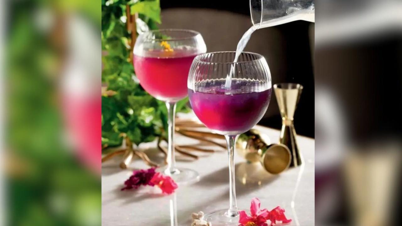 Purple rain embraces the monsoons with a pretty-hued cocktail that resembles a storm in a glass. This gin-based number comes with lime juice and blue pea tea.At Ditas, World Crest, Senapati Bapat Marg, Lower Parel.Cost: Rs 950