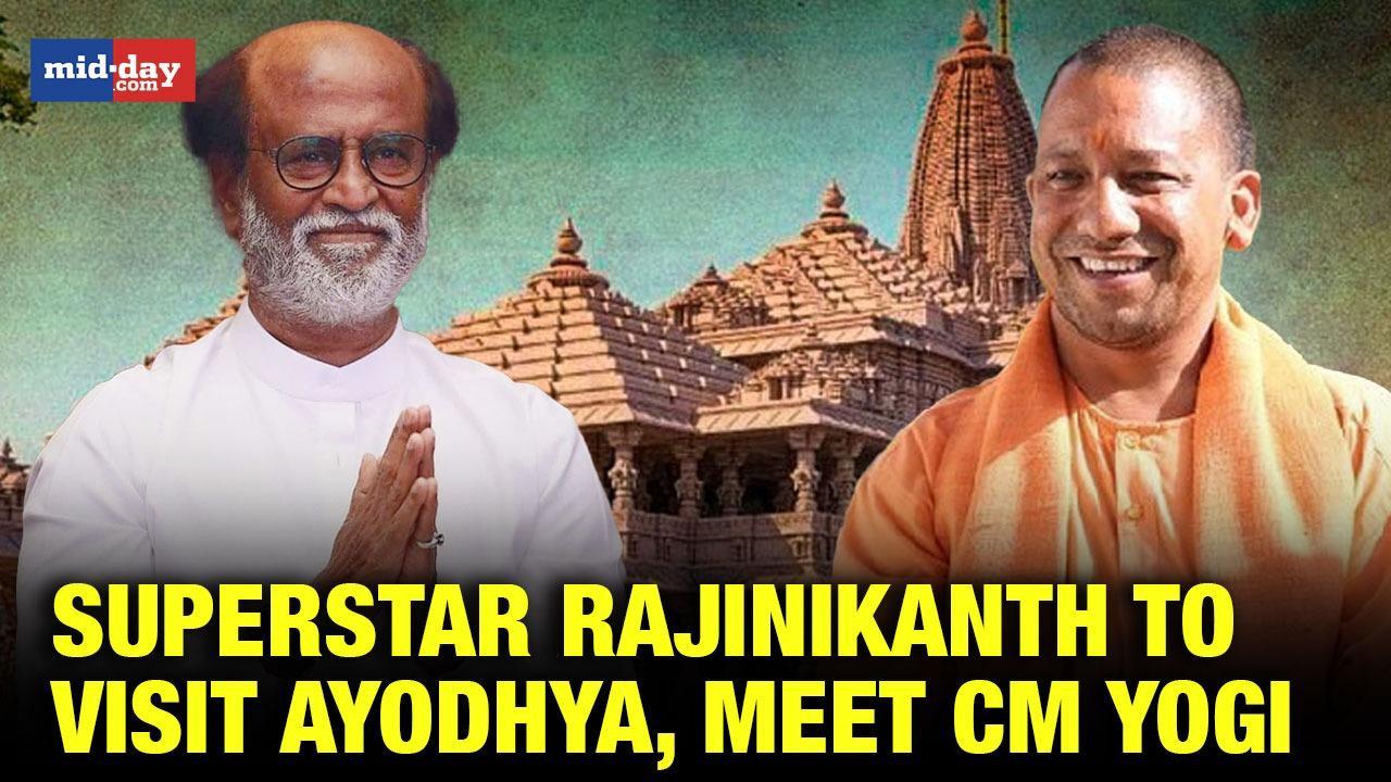 Superstar Rajinikanth to visit Ayodhya, meet CM Yogi Adityanath