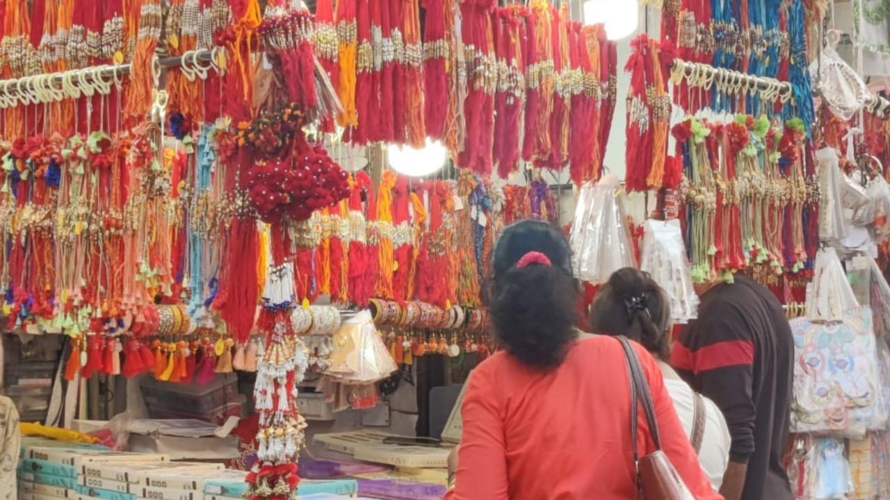 Mumbaikars flock to Dadar market to get their hands on some of the best rakhis