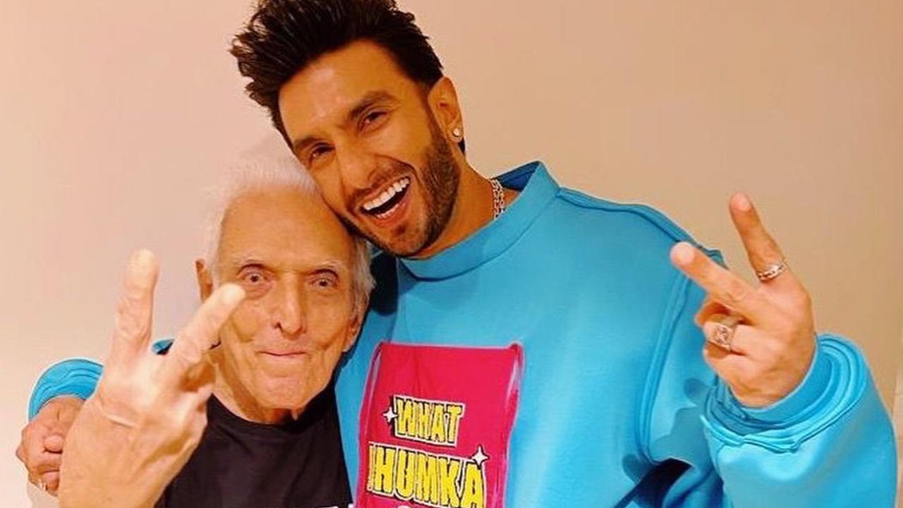 Ranveer Singh's 93 year-old grandfather is proudly 'Team Rocky' in cutest Instagram video