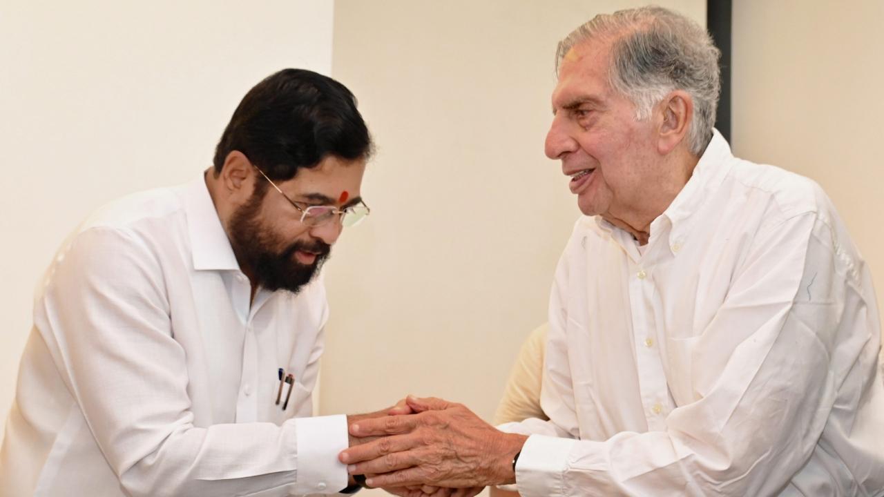 Ratan Tata an institution, says Maharashtra CM Shinde