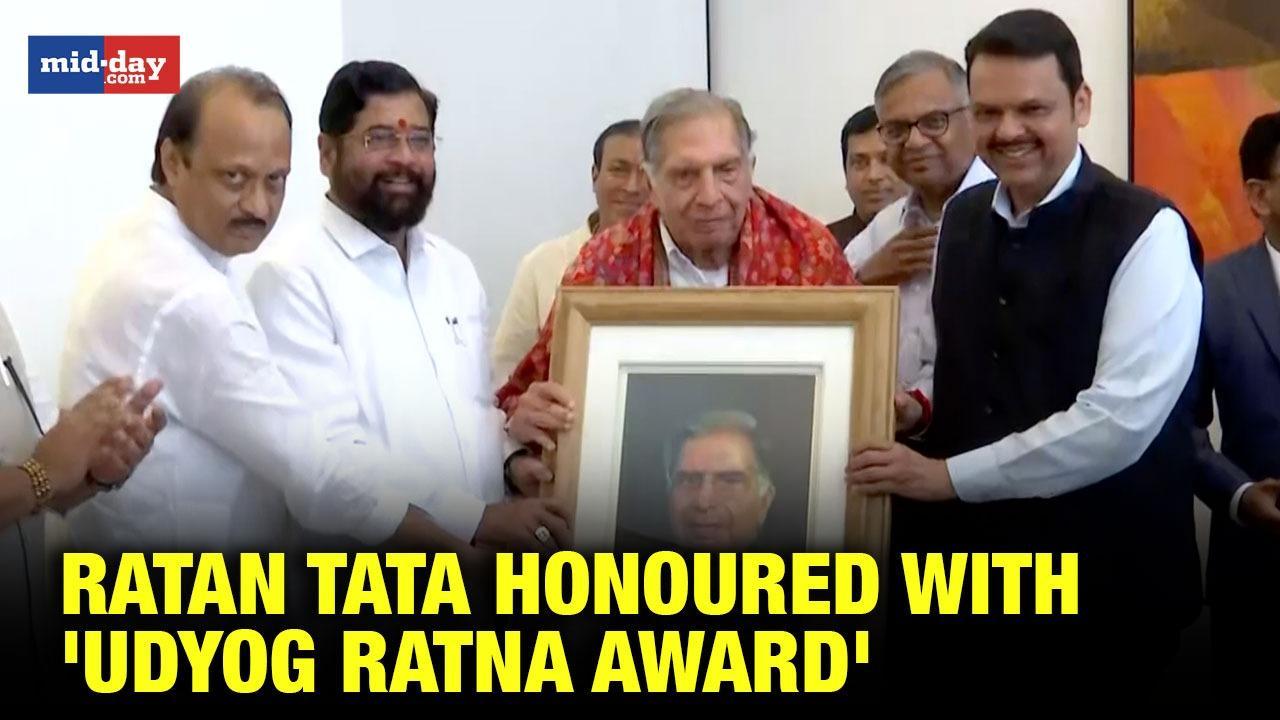 Maharashtra government confers 'Udyog Ratna Award' to industrialist Ratan Tata