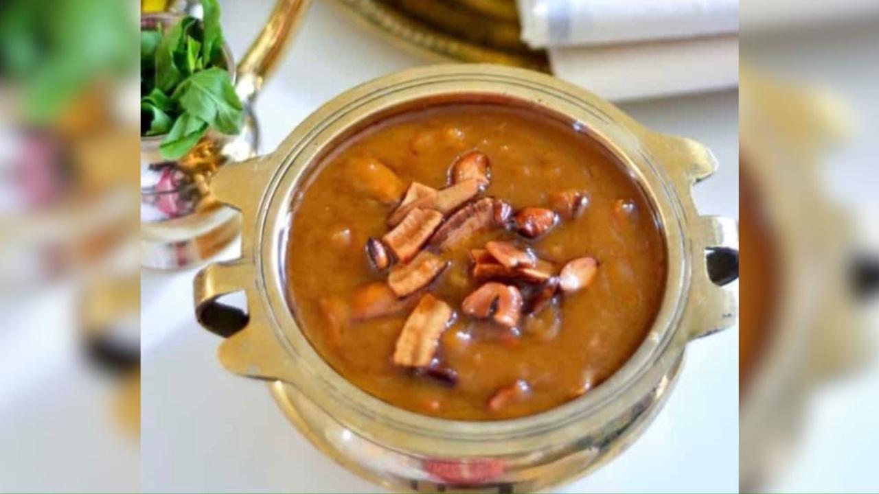 Ada PradhamanAnother popular Kerala dish, Ada Pradhaman is a rich, creamy dessert to ensure you complete your sadhya on a happy note. This sweet dish is drenched in the goodness of rice flakes and coconut milk and is often served during festive occasions like Onam. Photo Courtesy: Home Chef, founder, Meal On Leaf, Trishala Lunawat 