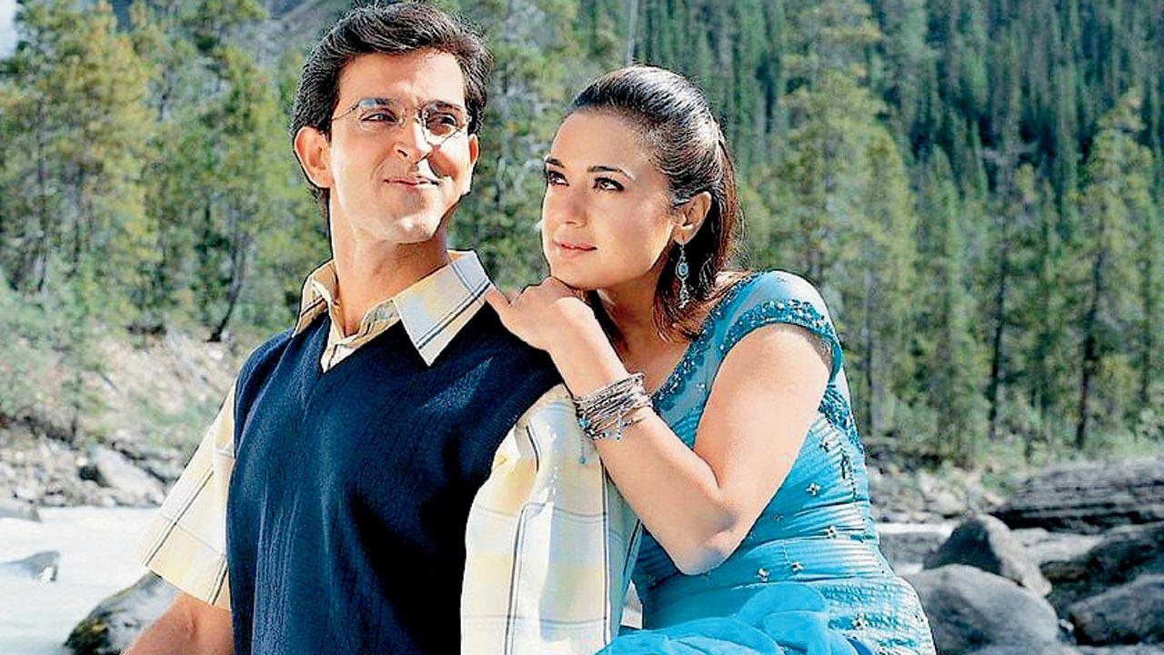 Hrithik Roshan and Preity Zinta in Koi Mil Gaya 