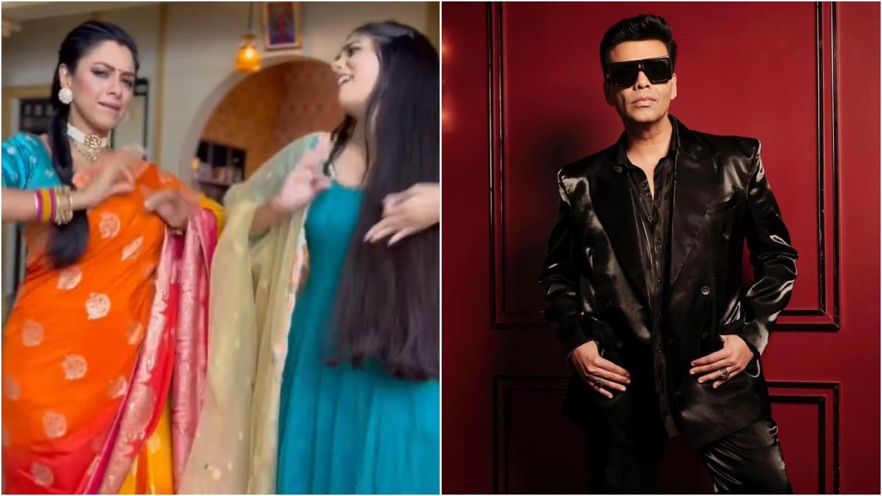 'Anupama' Rupali Ganguly dances to What Jhumka with Pranali Rathod, Karan Johar calls it 'final stamp of validation'