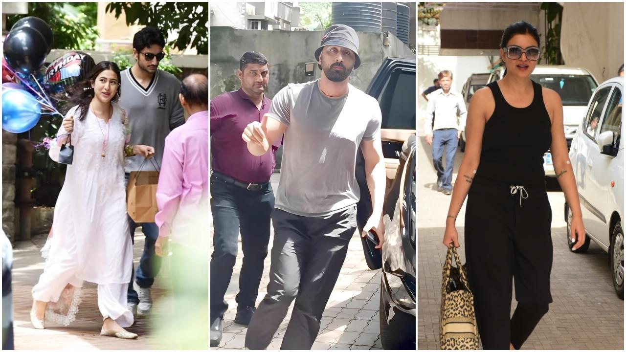 Spotted in the city: Sara, Ibrahim, Ranbir, Sushmita and others