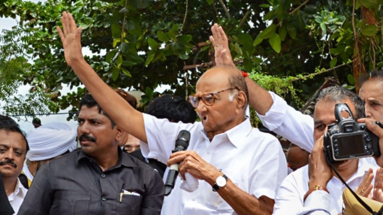 Some NCP leaders joined hands with BJP as they were threatened: Pawar 