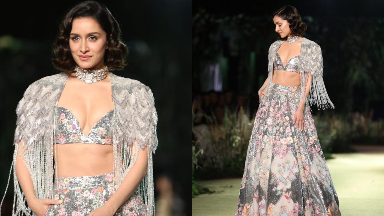 Shraddha Kapoor sets ramp on fire in Rahul Mishra at India Couture Week