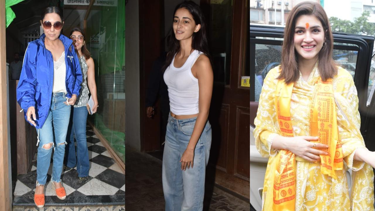 Spotted in the city: Gauri Khan, Ananya Panday, Kriti Sanon and others