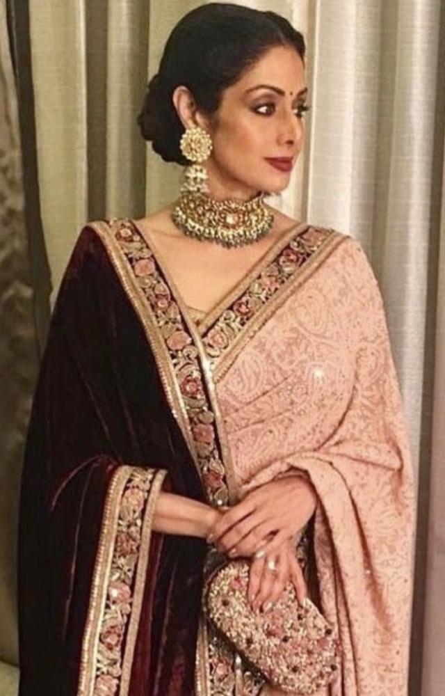 Sridevi in sabyasachi saree hotsell