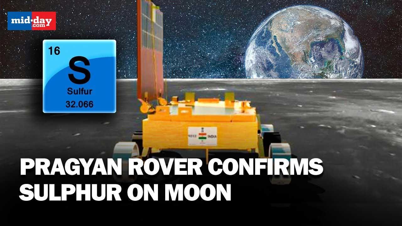 Chandrayaan-3: Pragyaan Rover confirms sulphur's presence on Moon's south pole