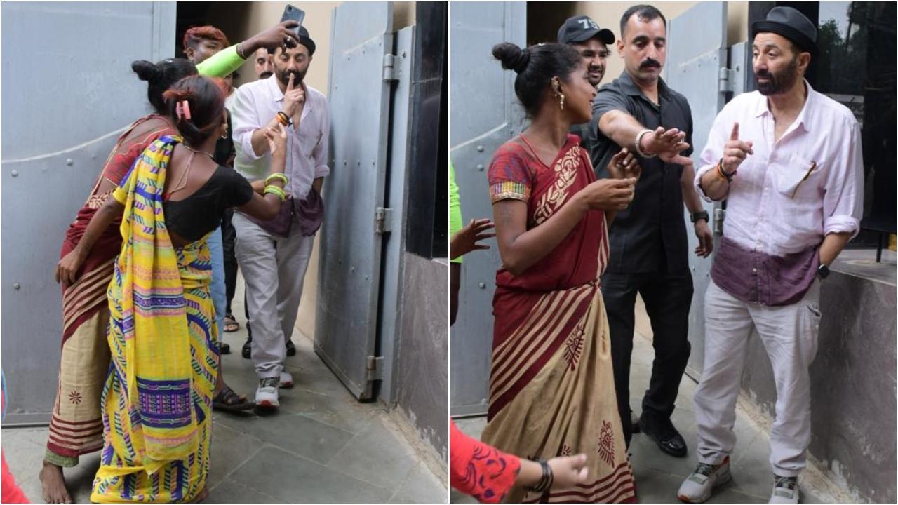Gadar 2 actor Sunny Deol gets uncomfortable as woman comes closer for selfie, grabs his hand