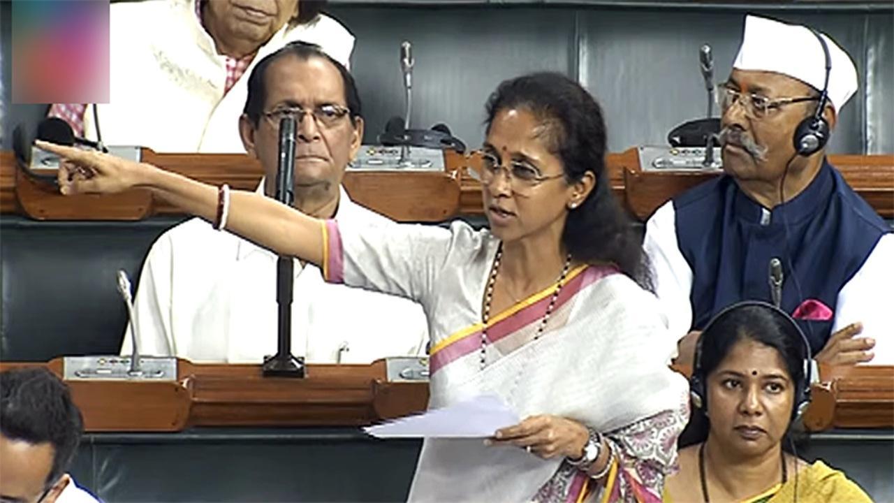 No-confidence motion: NCP's Supriya Sule castigates Modi govt's track record; says BJP toppled 9 state govt's in as many years