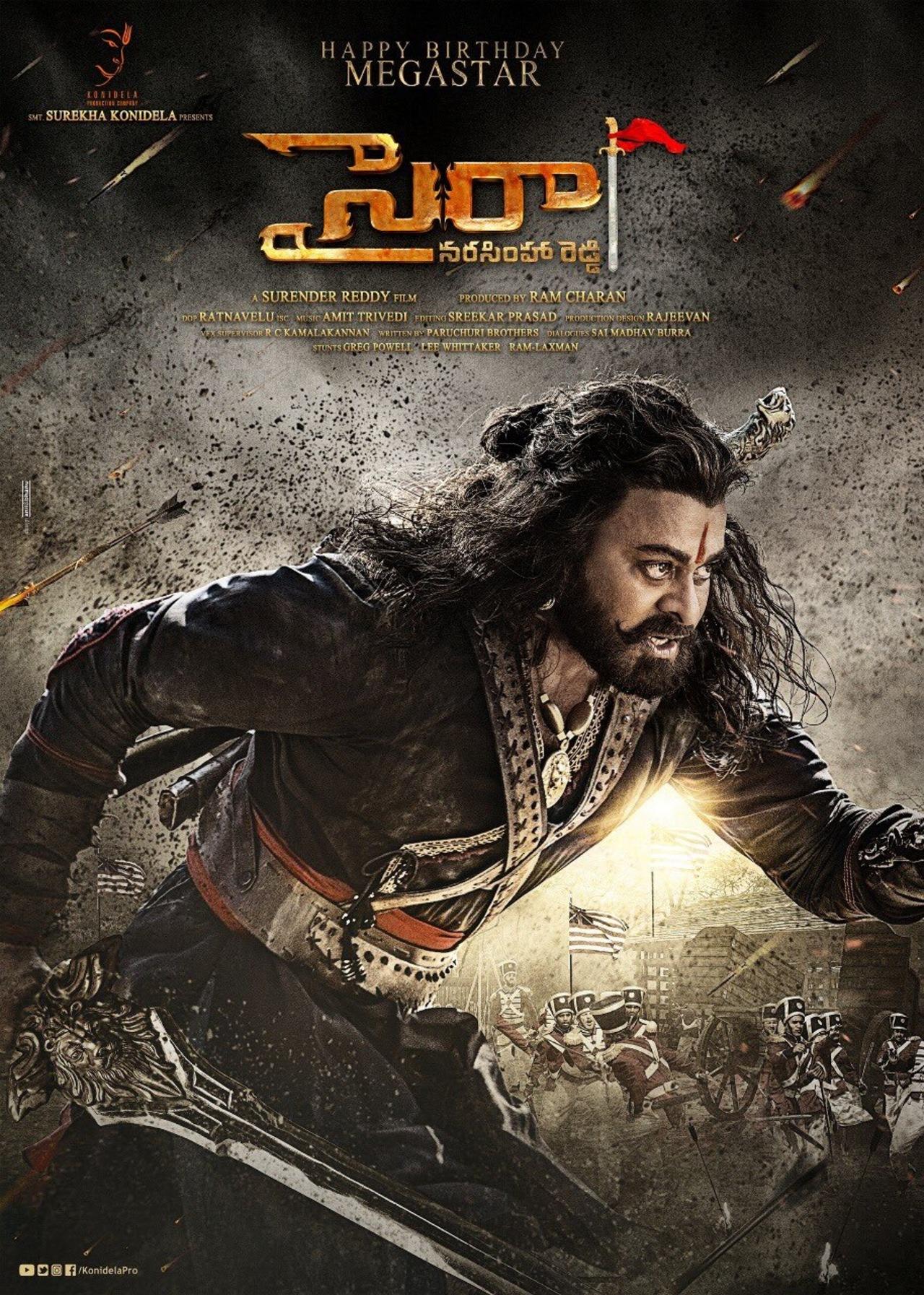 Sye Raa Narasimha Reddy (Telugu)
Ten years before the Sepoy Mutiny, Emperor Uyyalawada Narasimha Reddy of the Rayalaseema region fights the British East India Company in order to put an end to their atrocities. The film stars Chiranjeevi, Amitabh Bachchan, Vijay Sethupathi, Tamannaah Bhatia among others. The film is streaming on Prime Video