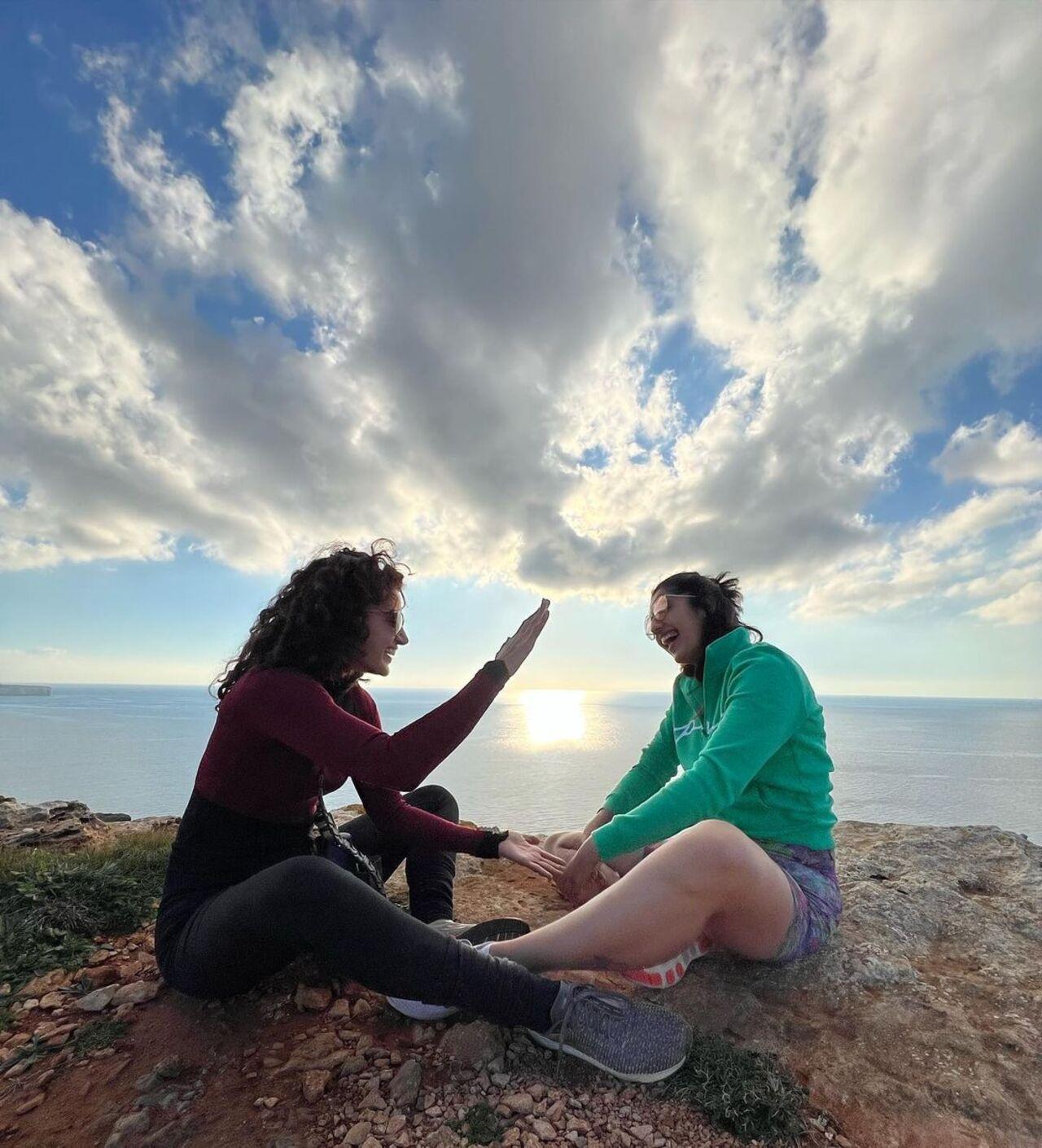 Taapsee Pannu and Shagun Pannu often take holidays with each other and share glimpses from their trips on social media 