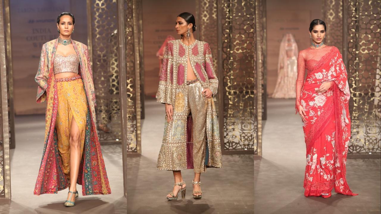 Tarun Tahiliani presents modern wedding designs at India Couture