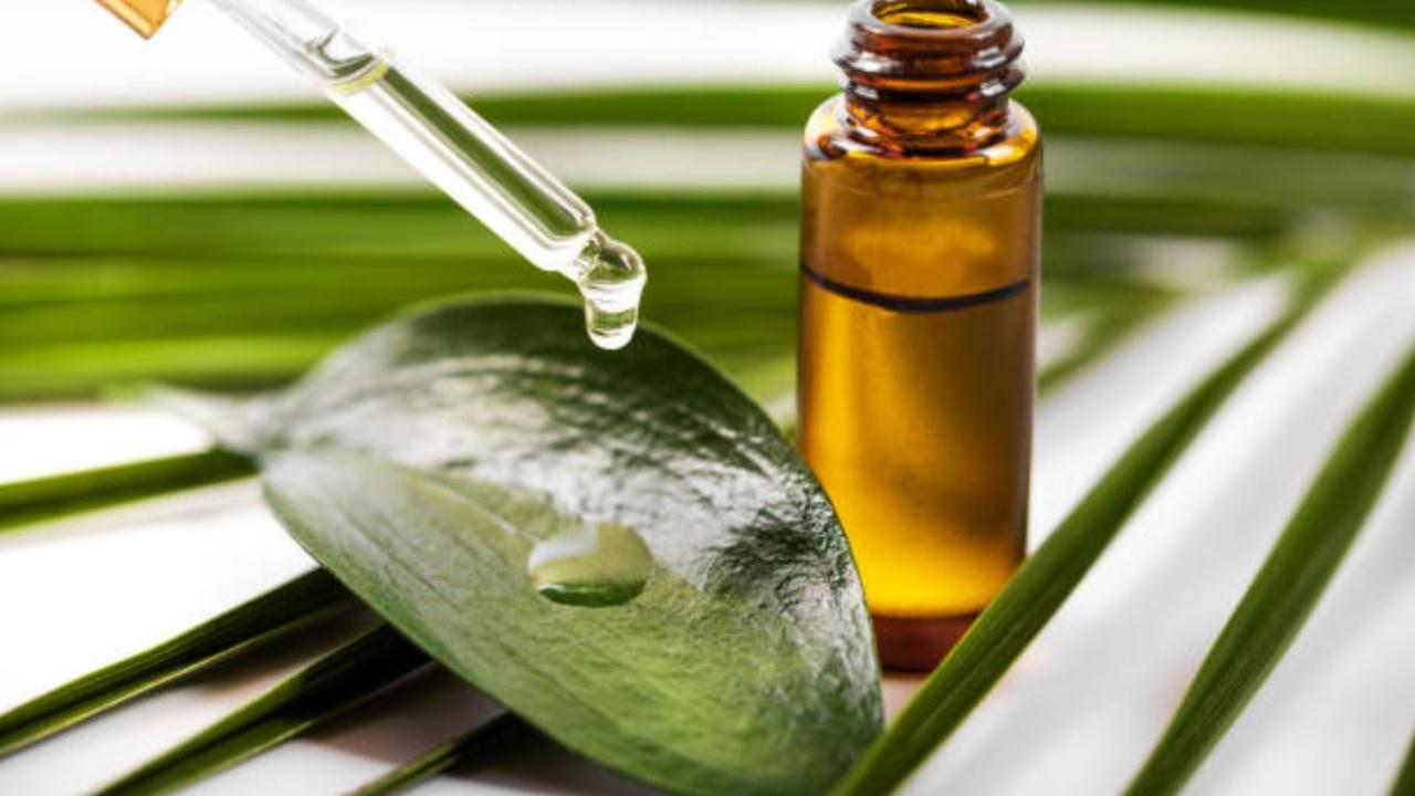 4. Tea tree oil: This product has antimicrobial properties that help soothe an itchy, dry scalp. Dilute it with a carrier oil before applying it directly to the scalp.